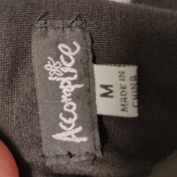 Accomplice Women's Black and White Floral Halter Midi Size Medium Dress - Picture 7 of 9